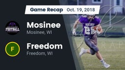 Recap: Mosinee  vs. Freedom  2018