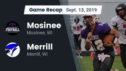 Recap: Mosinee  vs. Merrill  2019