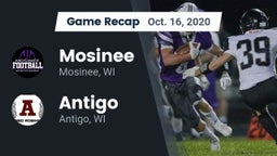 Recap: Mosinee  vs. Antigo  2020