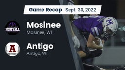 Recap: Mosinee  vs. Antigo  2022