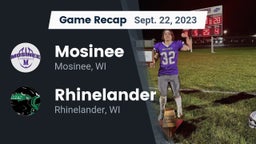 Recap: Mosinee  vs. Rhinelander  2023