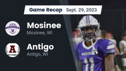 Recap: Mosinee  vs. Antigo  2023