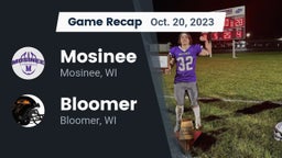 Recap: Mosinee  vs. Bloomer  2023