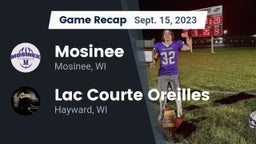 Recap: Mosinee  vs. Lac Courte Oreilles  2023