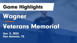 Wagner  vs Veterans Memorial Game Highlights - Jan. 9, 2024