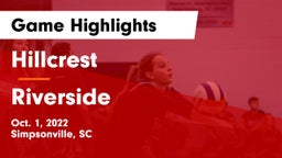 Hillcrest  vs Riverside  Game Highlights - Oct. 1, 2022