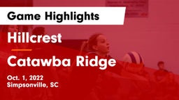 Hillcrest  vs Catawba Ridge  Game Highlights - Oct. 1, 2022