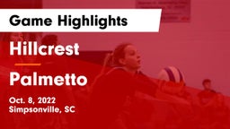 Hillcrest  vs Palmetto  Game Highlights - Oct. 8, 2022