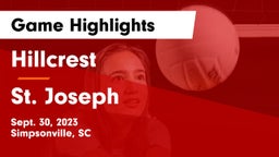Hillcrest  vs St. Joseph Game Highlights - Sept. 30, 2023