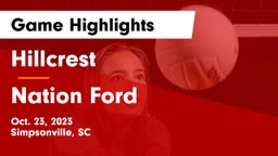 Hillcrest  vs Nation Ford Game Highlights - Oct. 23, 2023