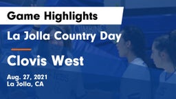 La Jolla Country Day  vs Clovis West  Game Highlights - Aug. 27, 2021