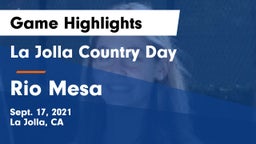 La Jolla Country Day  vs Rio Mesa  Game Highlights - Sept. 17, 2021