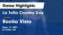 La Jolla Country Day  vs Bonita Vista  Game Highlights - Sept. 17, 2021