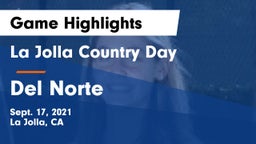 La Jolla Country Day  vs Del Norte  Game Highlights - Sept. 17, 2021