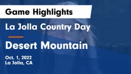 La Jolla Country Day  vs Desert Mountain  Game Highlights - Oct. 1, 2022