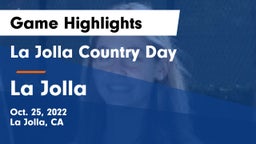 La Jolla Country Day  vs La Jolla  Game Highlights - Oct. 25, 2022