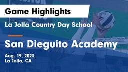 La Jolla Country Day School vs San Dieguito Academy Game Highlights - Aug. 19, 2023