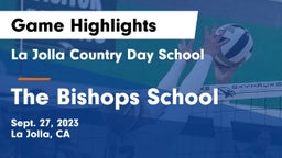 La Jolla Country Day School vs The Bishops School Game Highlights - Sept. 27, 2023