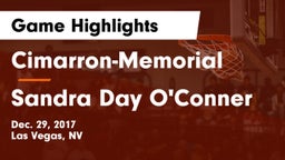Cimarron-Memorial  vs Sandra Day O'Conner Game Highlights - Dec. 29, 2017