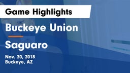 Buckeye Union  vs Saguaro  Game Highlights - Nov. 20, 2018