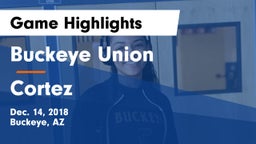 Buckeye Union  vs Cortez  Game Highlights - Dec. 14, 2018