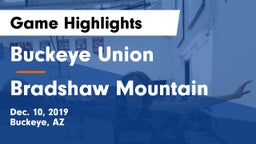 Buckeye Union  vs Bradshaw Mountain  Game Highlights - Dec. 10, 2019