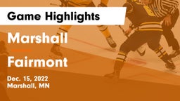 Marshall  vs Fairmont  Game Highlights - Dec. 15, 2022