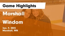 Marshall  vs Windom  Game Highlights - Jan. 9, 2023