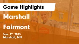 Marshall  vs Fairmont Game Highlights - Jan. 12, 2023