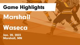 Marshall  vs Waseca  Game Highlights - Jan. 20, 2023