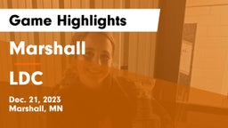 Marshall  vs LDC Game Highlights - Dec. 21, 2023