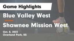 Blue Valley West  vs Shawnee Mission West Game Highlights - Oct. 8, 2022