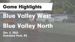 Blue Valley West  vs Blue Valley North  Game Highlights - Oct. 3, 2023