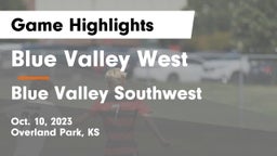 Blue Valley West  vs Blue Valley Southwest  Game Highlights - Oct. 10, 2023