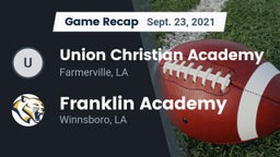 Recap: Union Christian Academy vs. Franklin Academy  2021
