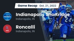 Recap: Indianapolis Shortridge  vs. Roncalli  2022