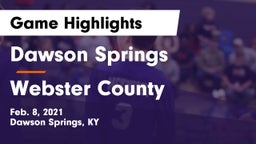 Dawson Springs  vs Webster County  Game Highlights - Feb. 8, 2021