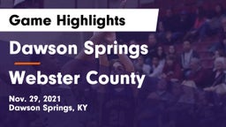 Dawson Springs  vs Webster County Game Highlights - Nov. 29, 2021