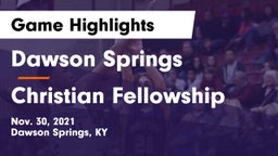 Dawson Springs  vs Christian Fellowship Game Highlights - Nov. 30, 2021