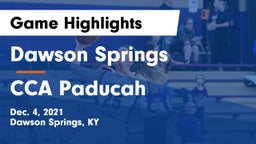 Dawson Springs  vs CCA Paducah Game Highlights - Dec. 4, 2021