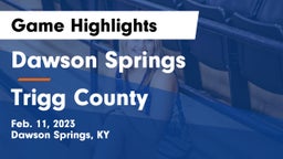 Dawson Springs  vs Trigg County  Game Highlights - Feb. 11, 2023