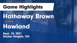 Hathaway Brown  vs Howland Game Highlights - Sept. 18, 2021