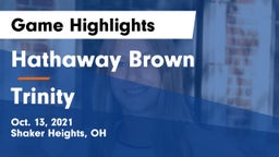 Hathaway Brown  vs Trinity  Game Highlights - Oct. 13, 2021