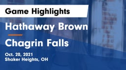 Hathaway Brown  vs Chagrin Falls Game Highlights - Oct. 20, 2021