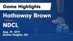 Hathaway Brown  vs NDCL Game Highlights - Aug. 29, 2019
