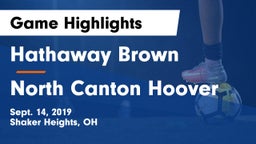 Hathaway Brown  vs North Canton Hoover Game Highlights - Sept. 14, 2019
