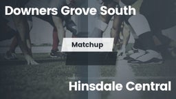 Matchup: Downers Grove South vs. Hinsdale Central  - Boys Varsity Football 2016