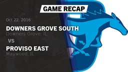 Recap: Downers Grove South  vs. Proviso East  2016