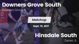 Matchup: Downers Grove vs. Hinsdale South  2017