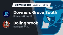 Recap: Downers Grove South  vs. Bolingbrook  2018